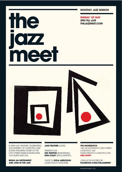 The Jazz Meet Live | Bank Holiday Sunday May 1st | The Shoreditch