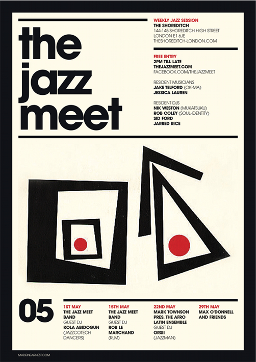 The Jazz Meet - May 2010 Programme