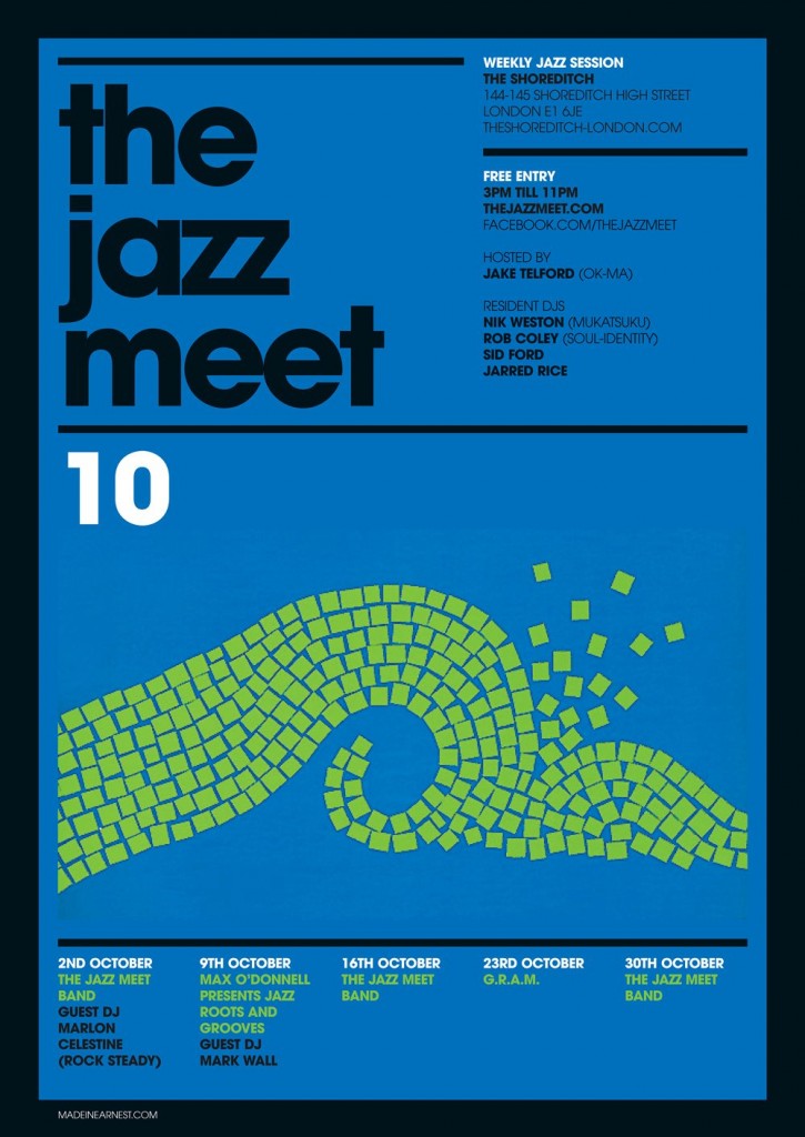 The Jazz Meet Live October Sessions - Flyer