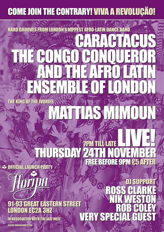 Caractacus the Conga Conqueror and his Afro Latin Ensemble