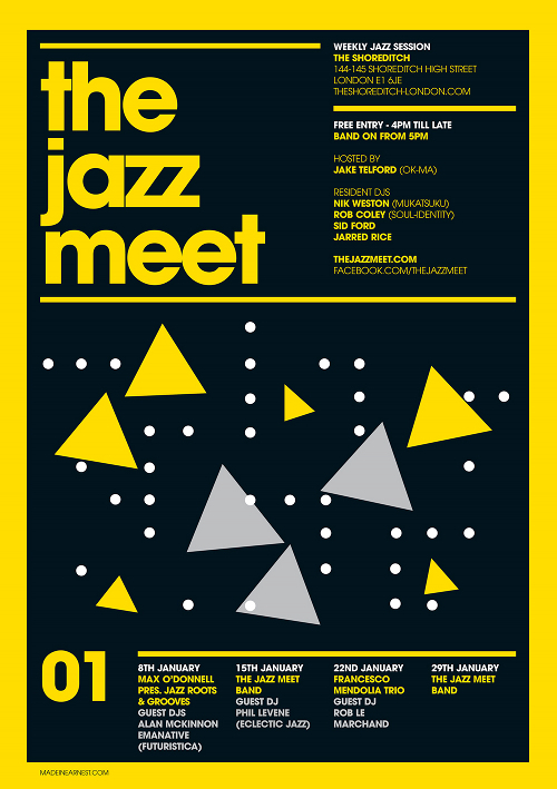 The Jazz Meet at The Shoreditch - January 2012 Dates