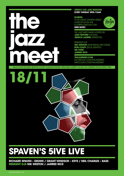 The Jazz Meet presents Spaven's 5ive Live