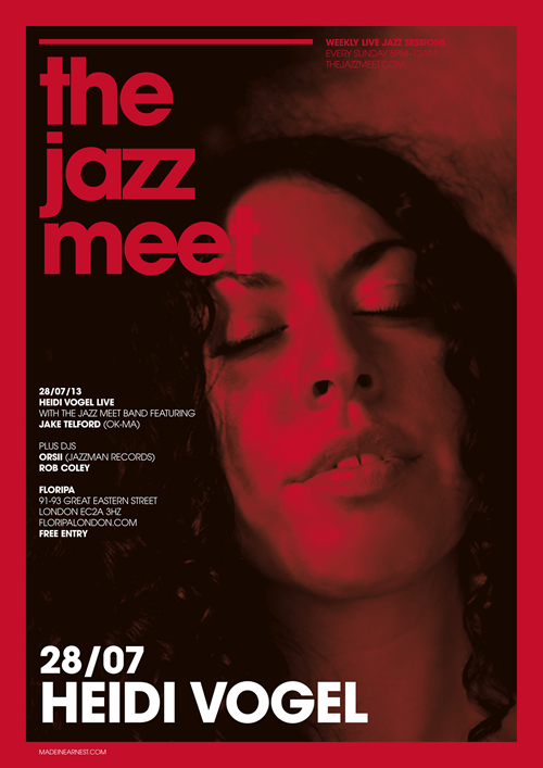 The Jazz Meet presents Heidi Vogel